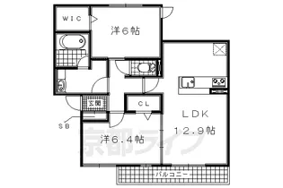 シェモワ イズミ【2階】の間取り