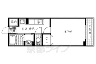 京都府八幡市八幡長田【アパート】の間取り