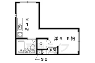 エバーミリオン【302号室】の間取り