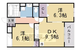 ヴェールフォンセ【3階】の間取り