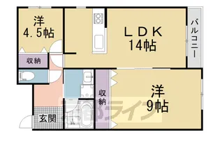 木津川市木津清水B棟新築アパート【201号室】の間取り