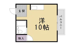 京都府京都市上京区田村備前町【マンション】の間取り