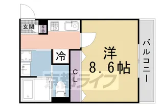 仮称)上京区堀出シ町 新築計画【3階】の間取り