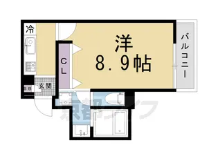 仮称)上京区堀出シ町 新築計画【2階】の間取り
