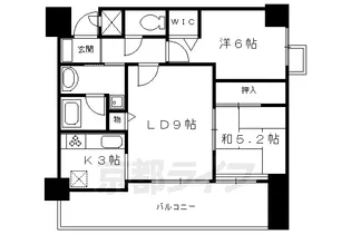 メロディーハイム堺町【1102号室】の間取り