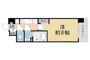 ソルテラス京都JUJO華【5階】の間取り