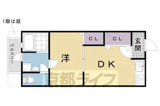 サンローラン久我の杜【2階】の間取り