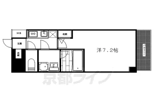 下鴨グランドビル【1階】の間取り