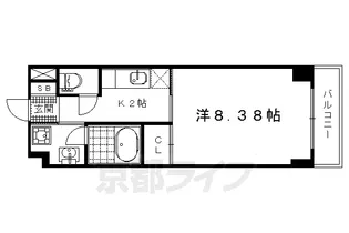 PINE館Ⅰ【3階】の間取り