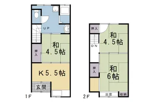 京都府京都市伏見区石田大山町【一戸建】の間取り