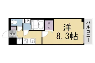 べラジオ雅び京都洛北ガーデン【4階】の間取り