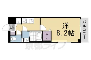 べラジオ雅び京都洛北ガーデン【3階】の間取り