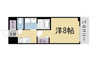 べラジオ雅び京都洛北ガーデン【2階】の間取り