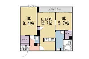 京都府宇治市大久保町【マンション】の間取り