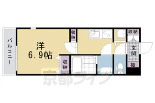 シルス藤森【2階】の間取り