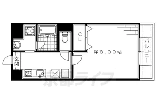 フラット オクa【2階】の間取り
