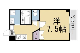 バウハウス蔦町【3階】の間取り