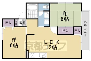 セジュール山本【201号室】の間取り