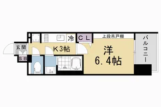 プレサンス大津京町ヴェリス【2階】の間取り