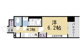 プレサンス大津京町ヴェリス【12階】の間取り