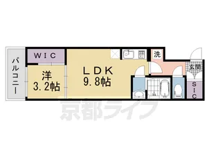 シエーナグランデ四条烏丸【1階】の間取り