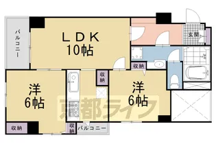 エクシオ京都御池【403号室】の間取り