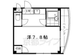 PINE TREE【401号室】の間取り