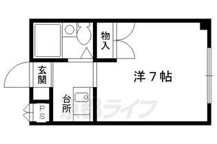 フレグランス新町【102号室】の間取り