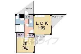 ブルグ清涼【2階】の間取り