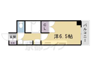 フェニックス西川【405号室】の間取り