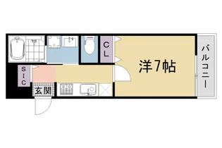 GRAND CASA TENJINGAWA【2階】の間取り