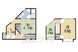 京都府長岡京市今里【一戸建】の間取り