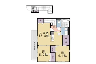 アムール京都梅小路【2階】の間取り