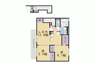 アムール京都梅小路【2階】の間取り