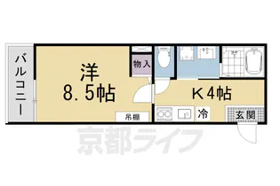 アークリード浜大津【3階】の間取り