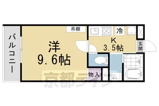 アークリード浜大津【4階】の間取り