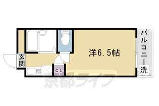 京都府京都市中京区西ノ京壺ノ内町【マンション】の間取り