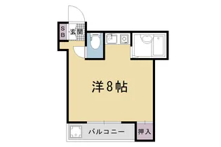 京都府京都市右京区嵯峨天龍寺油掛町【マンション】の間取り