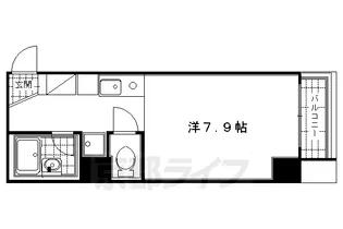 プラネシア京都【8階】の間取り