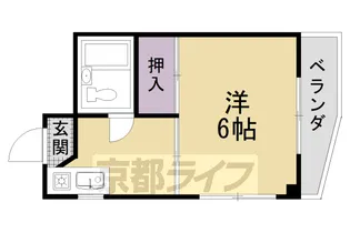高辻ローズハイツ【2階】の間取り