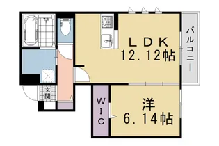 Livra紫竹【1階】の間取り