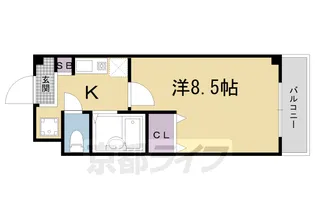 パインフィールド葛野大路【5階】の間取り