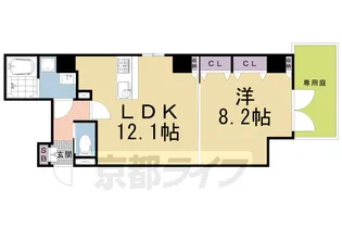 casa RyokoⅡ【102号室】の間取り