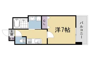 ベラジオ雅び京都西院Ⅱ【2階】の間取り