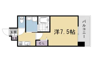 ベラジオ雅び京都西院Ⅱ【7階】の間取り