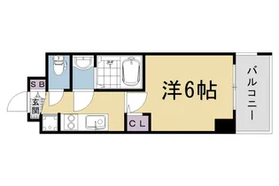 プロヴィスタ京都西院【10階】の間取り