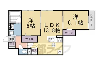 ハイダウェイ 両替町【1階】の間取り