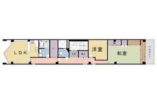 京都府京都市下京区永倉町【マンション】の間取り