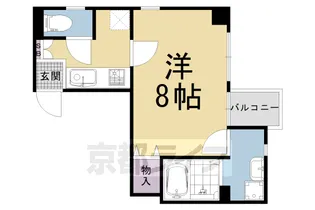 KNスクエア【101号室】の間取り