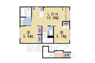 ロイヤルサージュ【2階】の間取り
